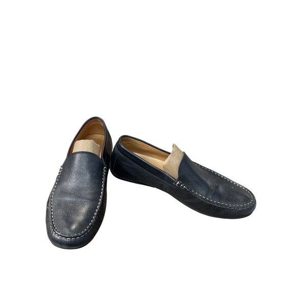 Austin Heller Black Patent Leather Loafers – Classic Slip-On Dress Shoes Sz 12 Austen Heller | Shoes | Austin Heller Blue Suede Loafer  main image 3